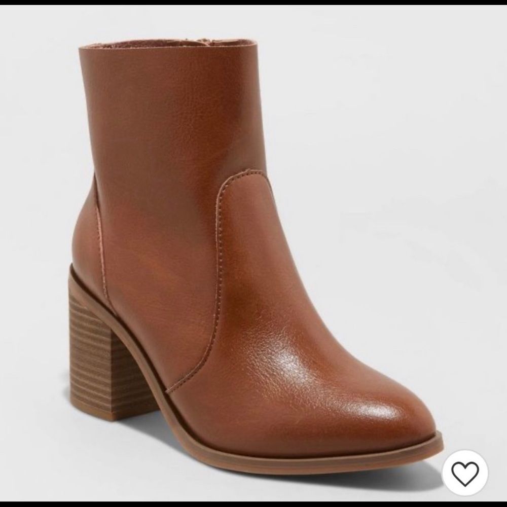 Universal Thread Cognac Booties